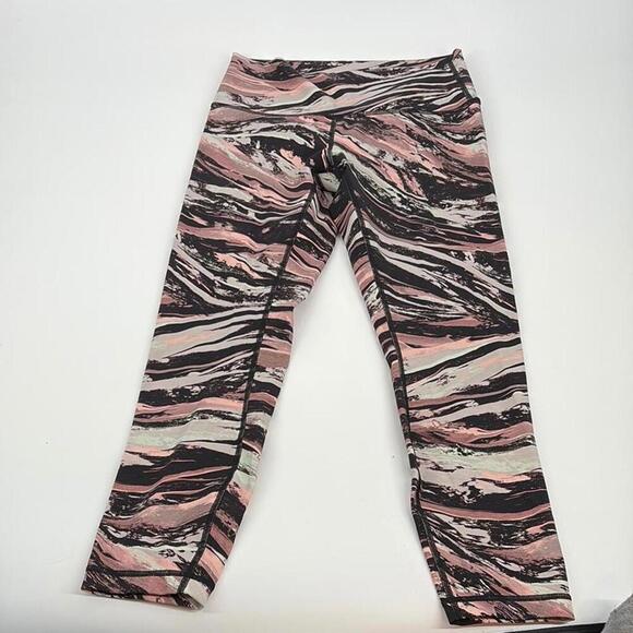 Lululemon Marble Print Capri Leggings - Picture 1 of 3